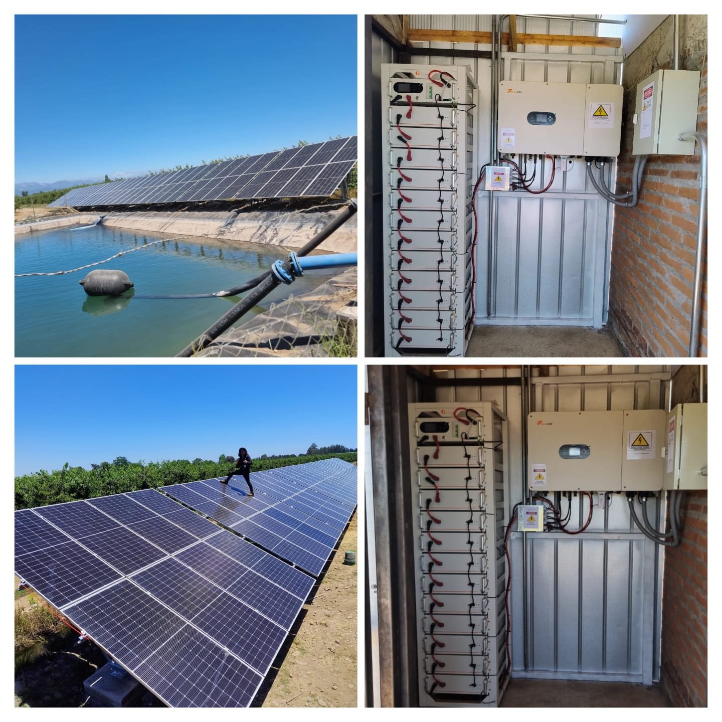 Instalación fotovoltaica de CGSolar en zona rural