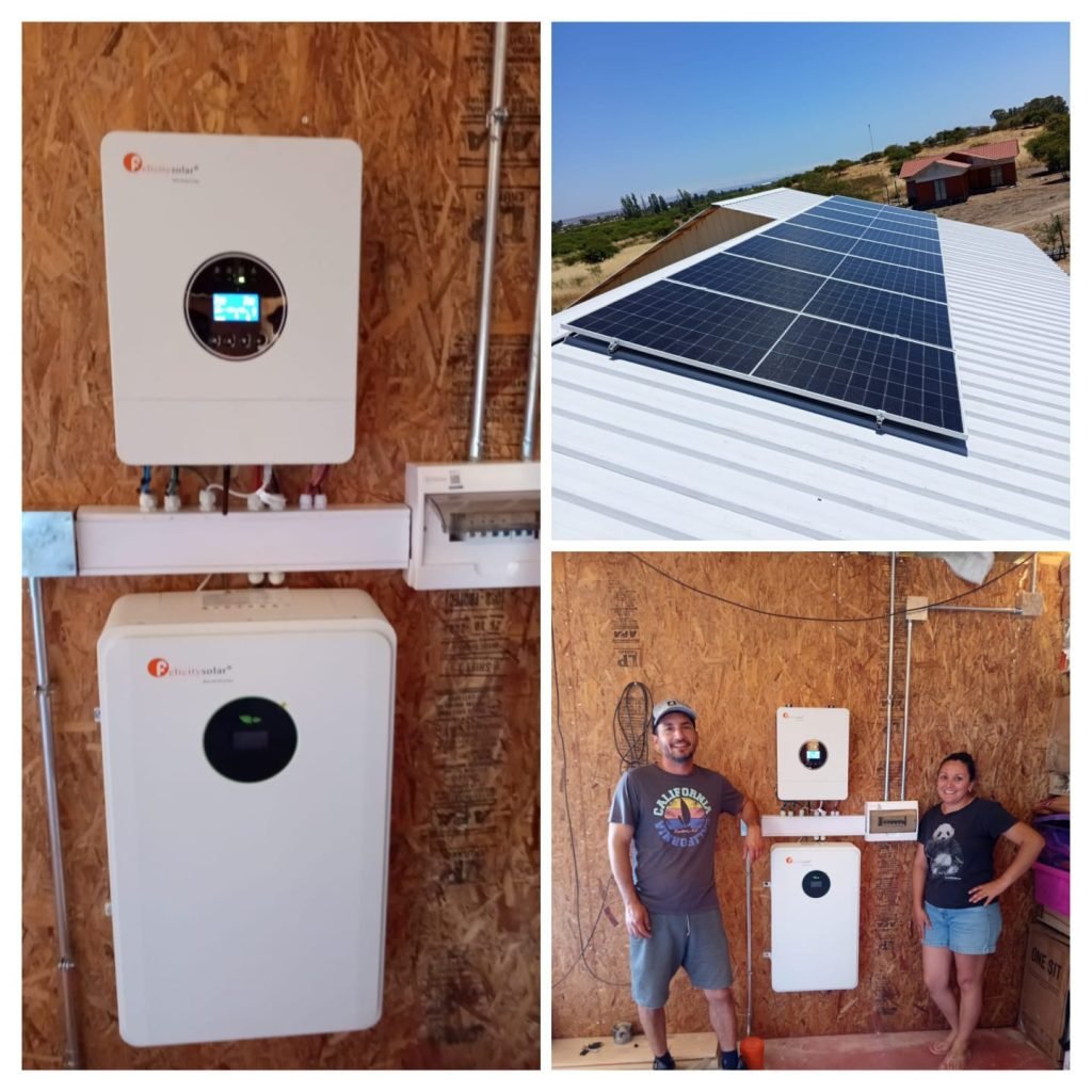 Instalación Felicity Solar en campo