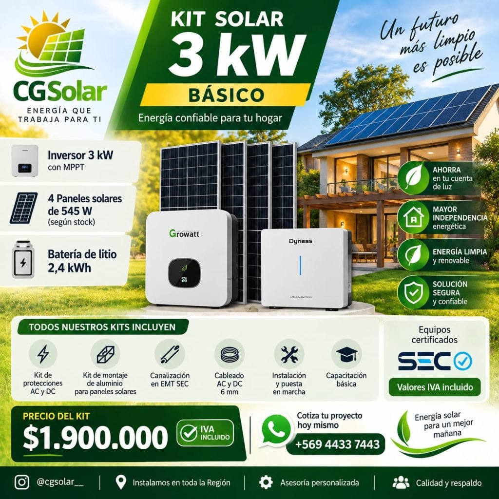 Kit Solar 3kW Básico