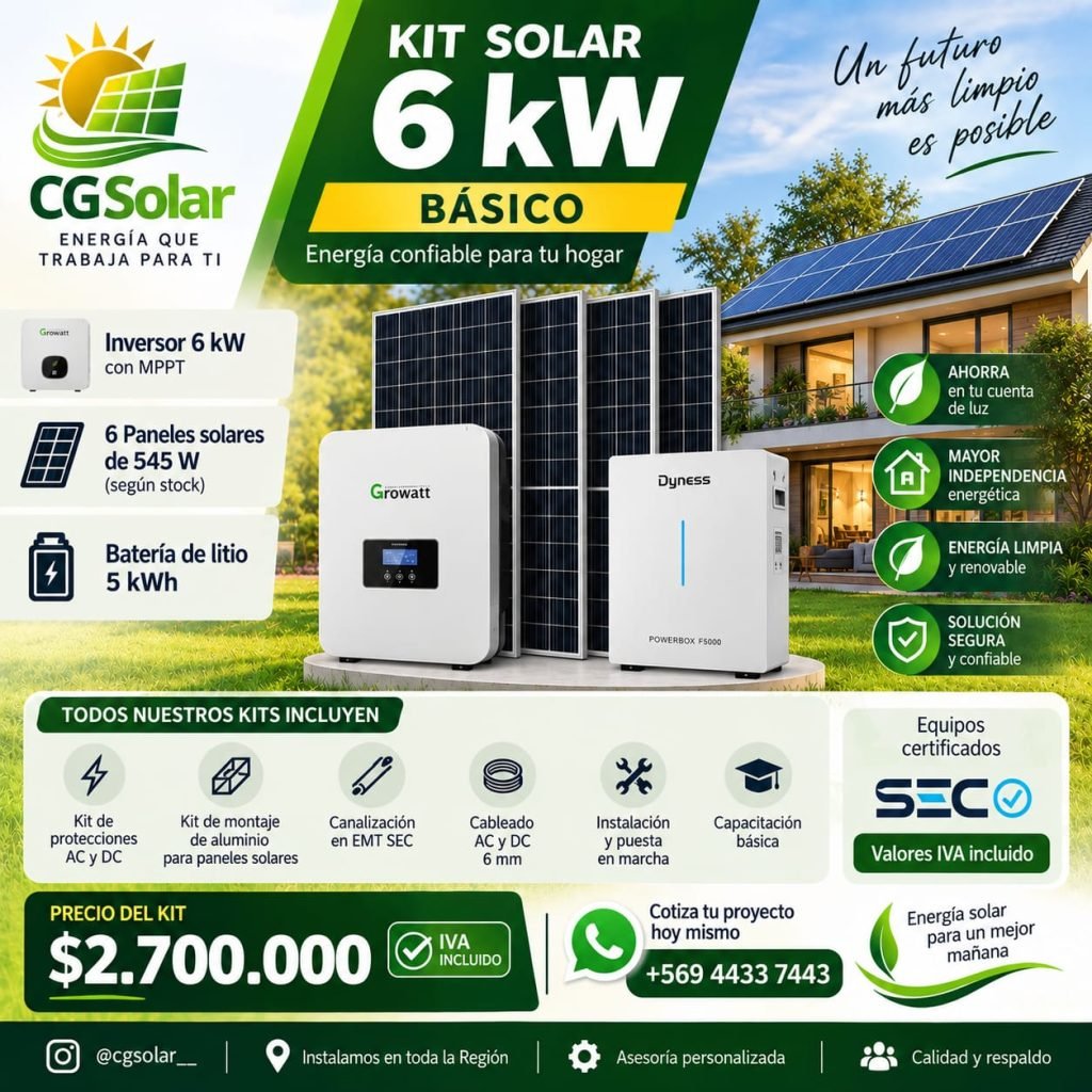 Kit Solar 6kW Básico
