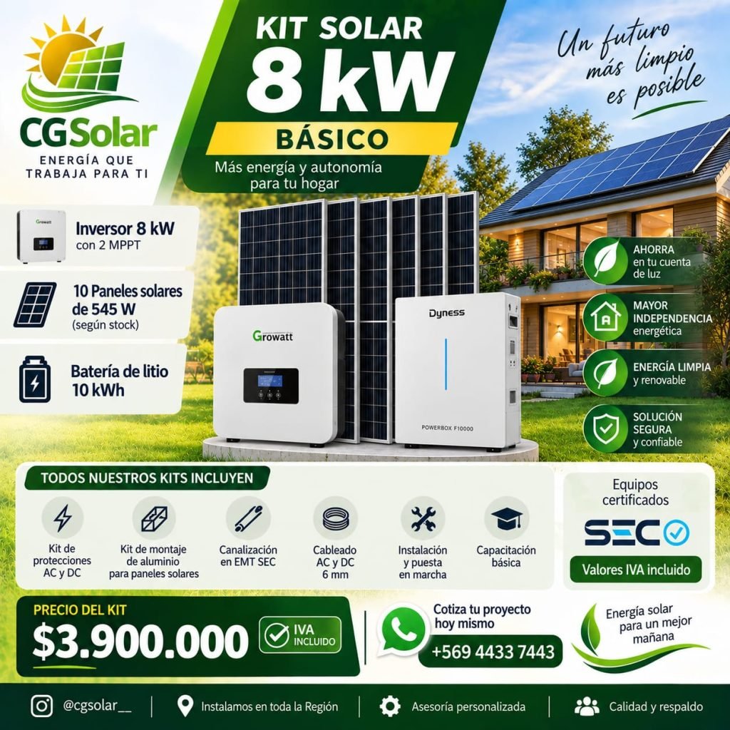 Kit Solar 8kW Básico